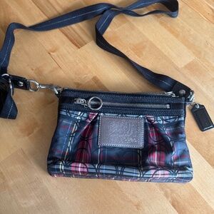 Coach plaid crossbody